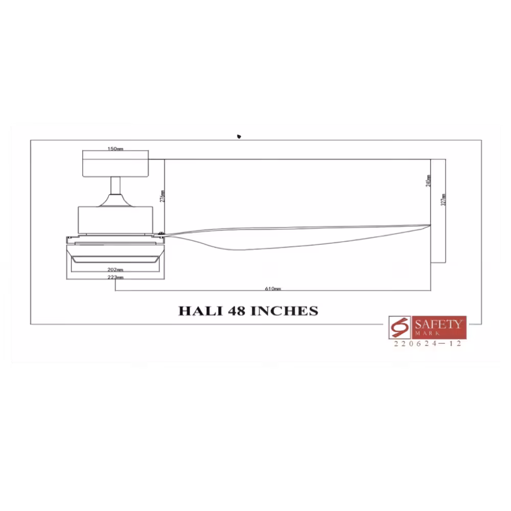 Bestar Hali Ceiling Fan 10 Bestar Hali Ceiling Fan 48 inch