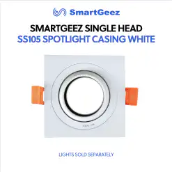 SMARTGEEZ SINGLE HEAD SS105 SPOTLIGHT CASING - WHITE