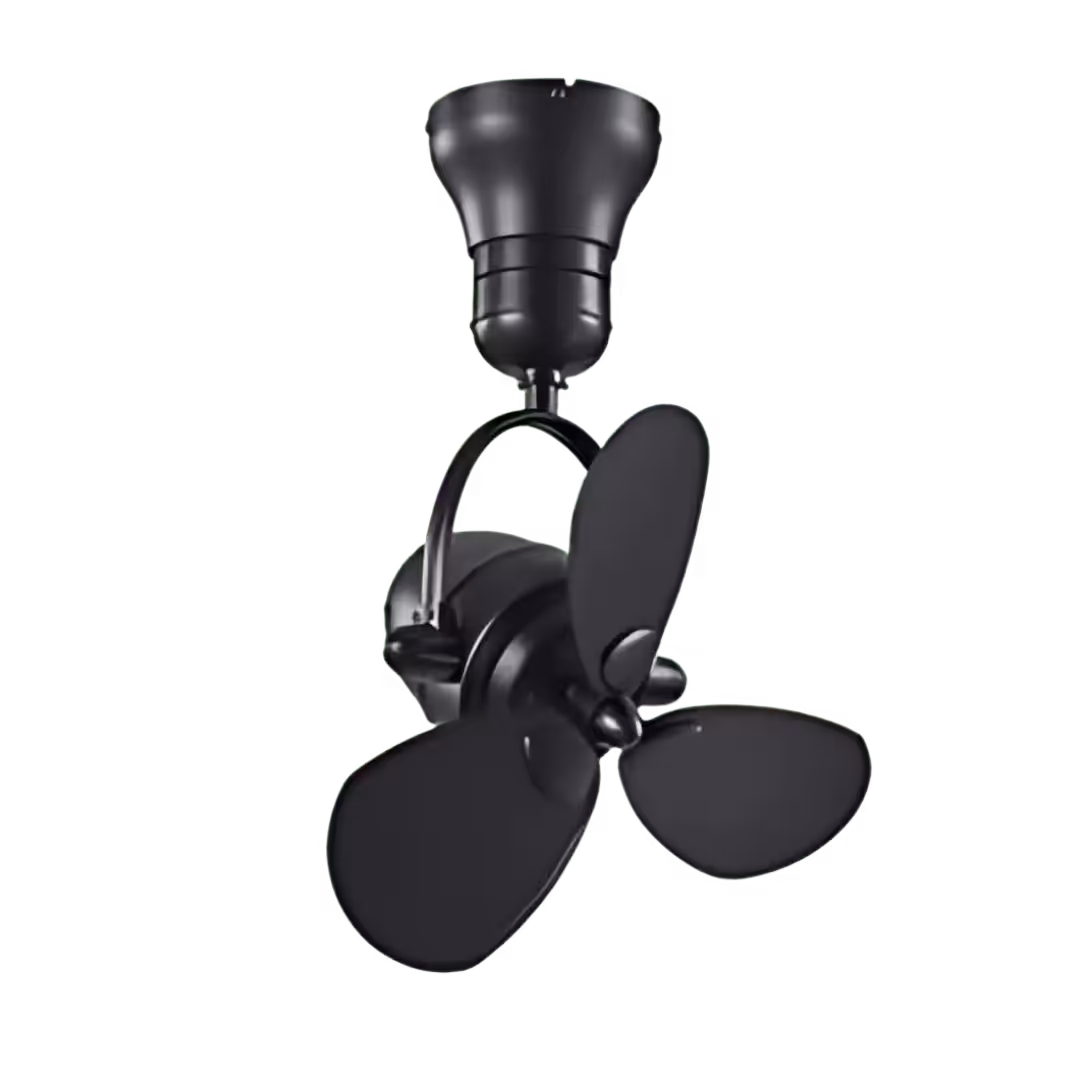 Bestar Hagar Corner Fan 3 Bestar Hagar Corner Fan Matte Black