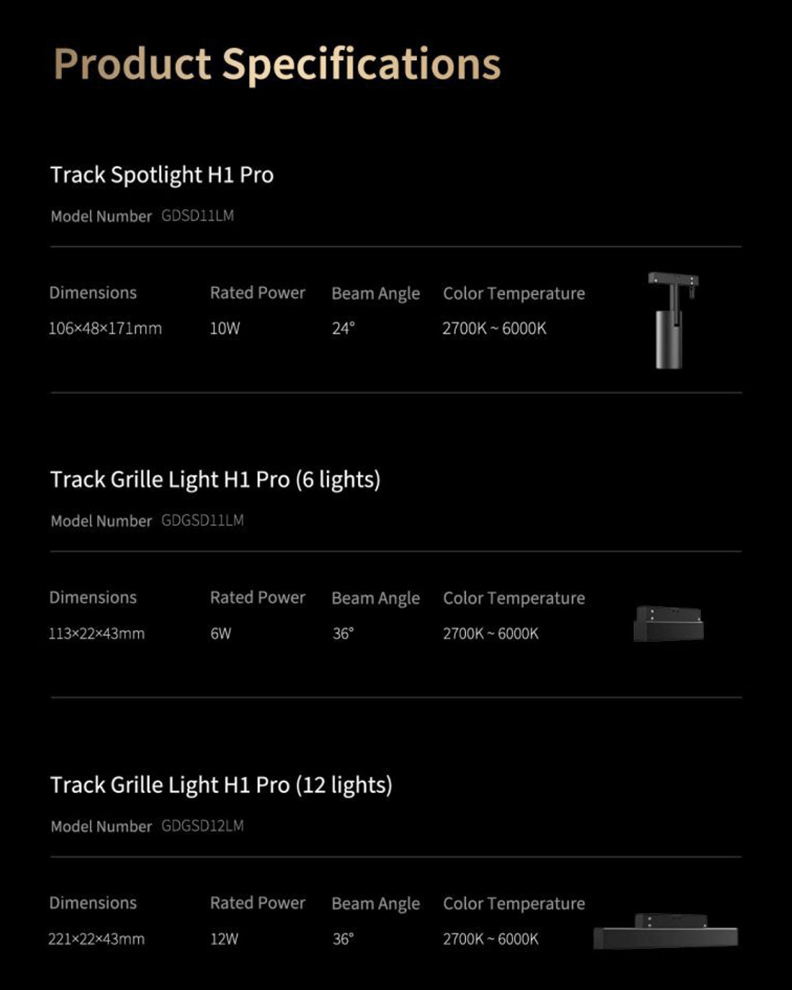 Aqara Magnetic Tracks for H1 Pro Magnetic Track Lights 16 PassionHome.sg Aqara H1 Pro Series Magnetic Track Lights - 10