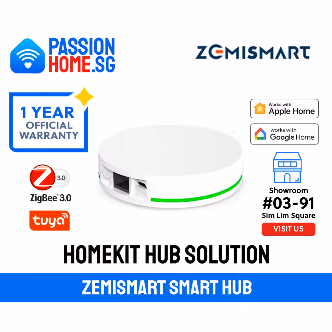 Zemismart Homekit Smart Hub Smart 1 Passionhome.sg - Zemismart Homekit Hub - Hero