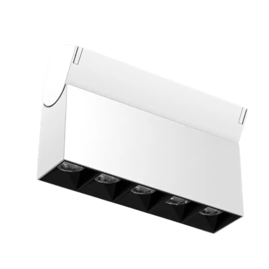 Yeelight Pro P20 Surface Magnetic Folding Spotlight 5-Head White 1 Yeelight Pro P20 Surface Magnetic Track Folding Spotlight 5 Head White Official