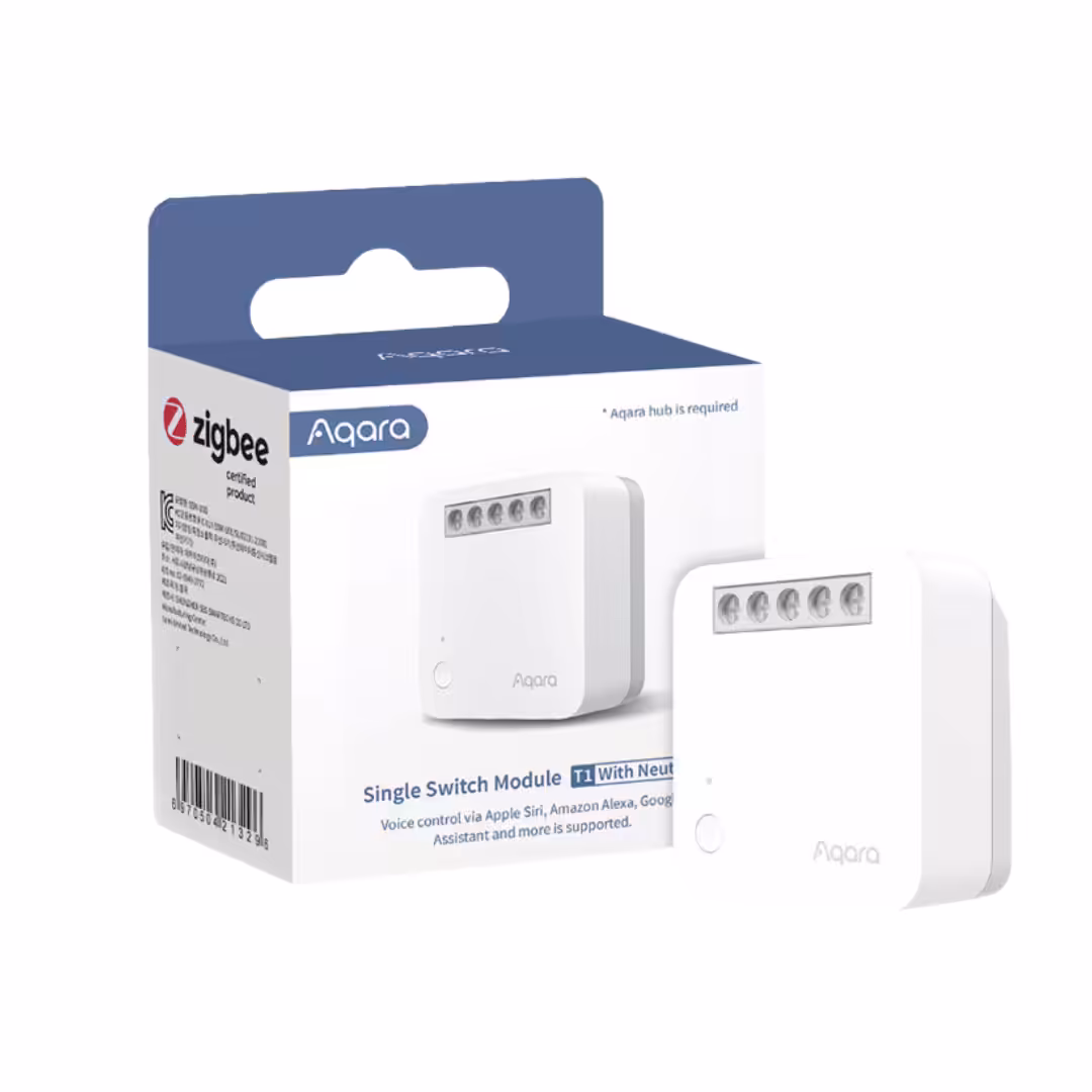 Aqara Smart Switch Module T1 (with Neutral) - Global Edition 1 Aqara Smart Switch Module T1 (with Neutral) Official - Passionhome