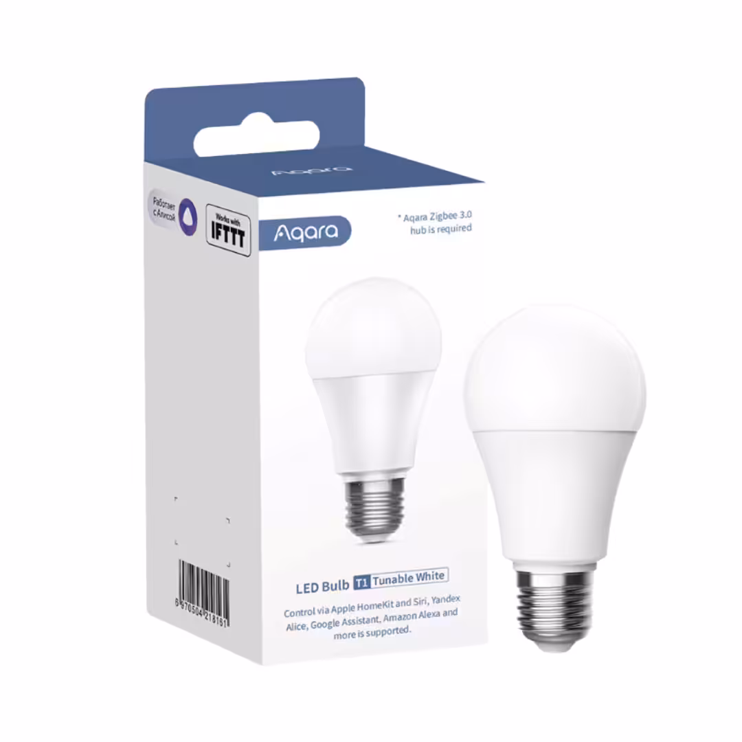 Aqara Smart LED Bulb T1 (Tunable White) - Global Edition 1 Aqara Smart LED Bulb T1 (Tunable White) Official - Passionhome