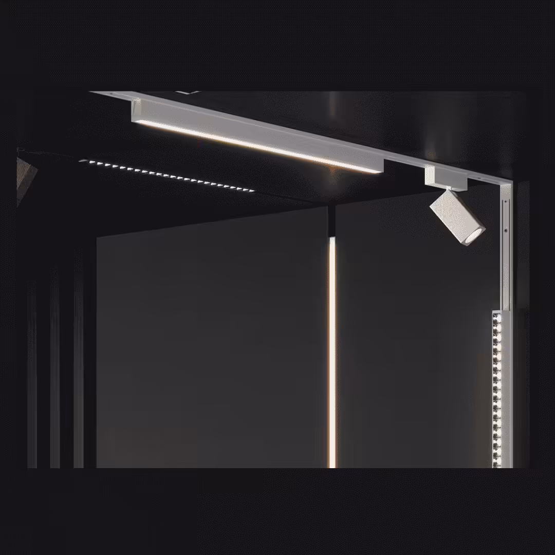 Aqara V1 Magnetic Track Ultra Thin Surface Mounted 1m Grey Black - Global Edition 22 Aqara V1 Magnetic Track Lights PassionHome.sg Embedded