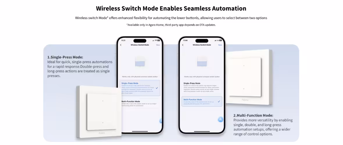 Aqara Light Switch H2 Automation
