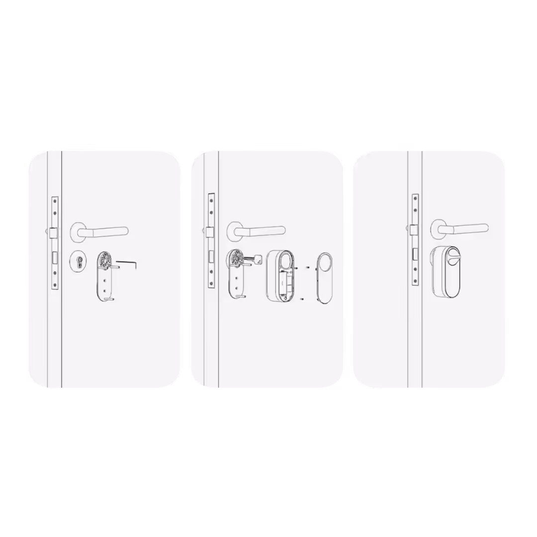 Aqara Smart Door Lock U200 Lite Kit 5 Aqara Smart Lock U200 Lite Installation