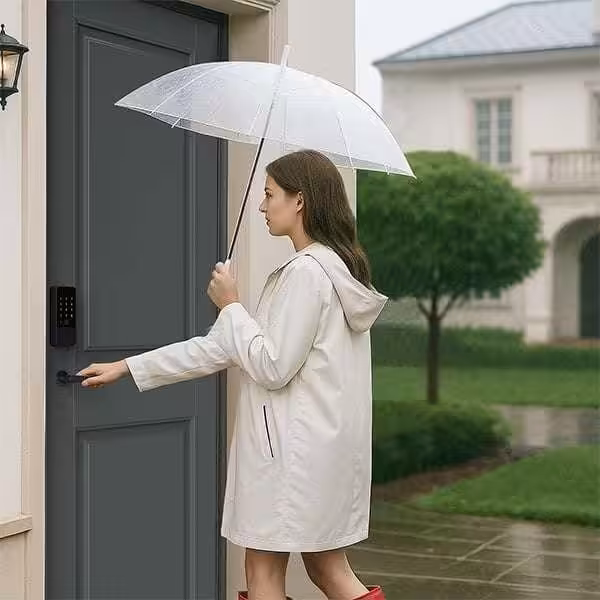 Aqara Smart Door Lock U400 — with Installation 5 Aqara Smart Lock U400 IP65-rated outer panel weatherproof for Singapore main doors