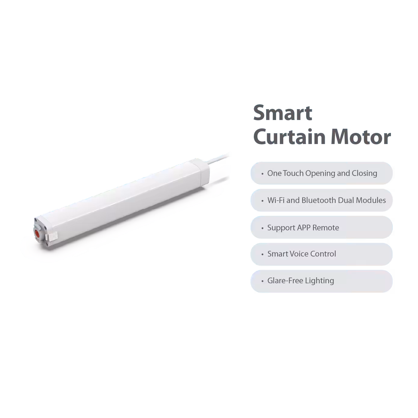 Yeelight Smart Curtain Motor with Stitching Track 3 Curtain motor 3