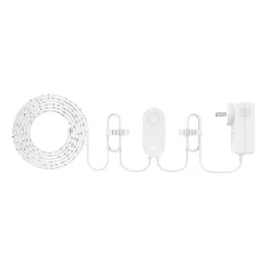 Yeelight Willow LED strip full kit — strip, controller and plug on white background