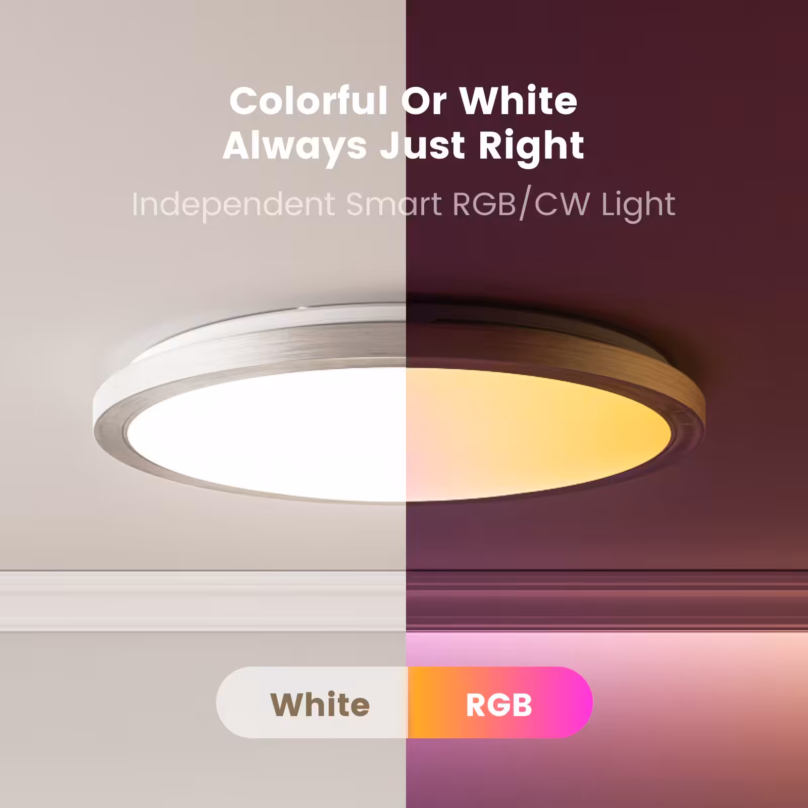 Yeelight Jupiter D RGBIC Smart Ceiling Light 3 Yeelight Jupiter D RGBIC smart ceiling light - view 3