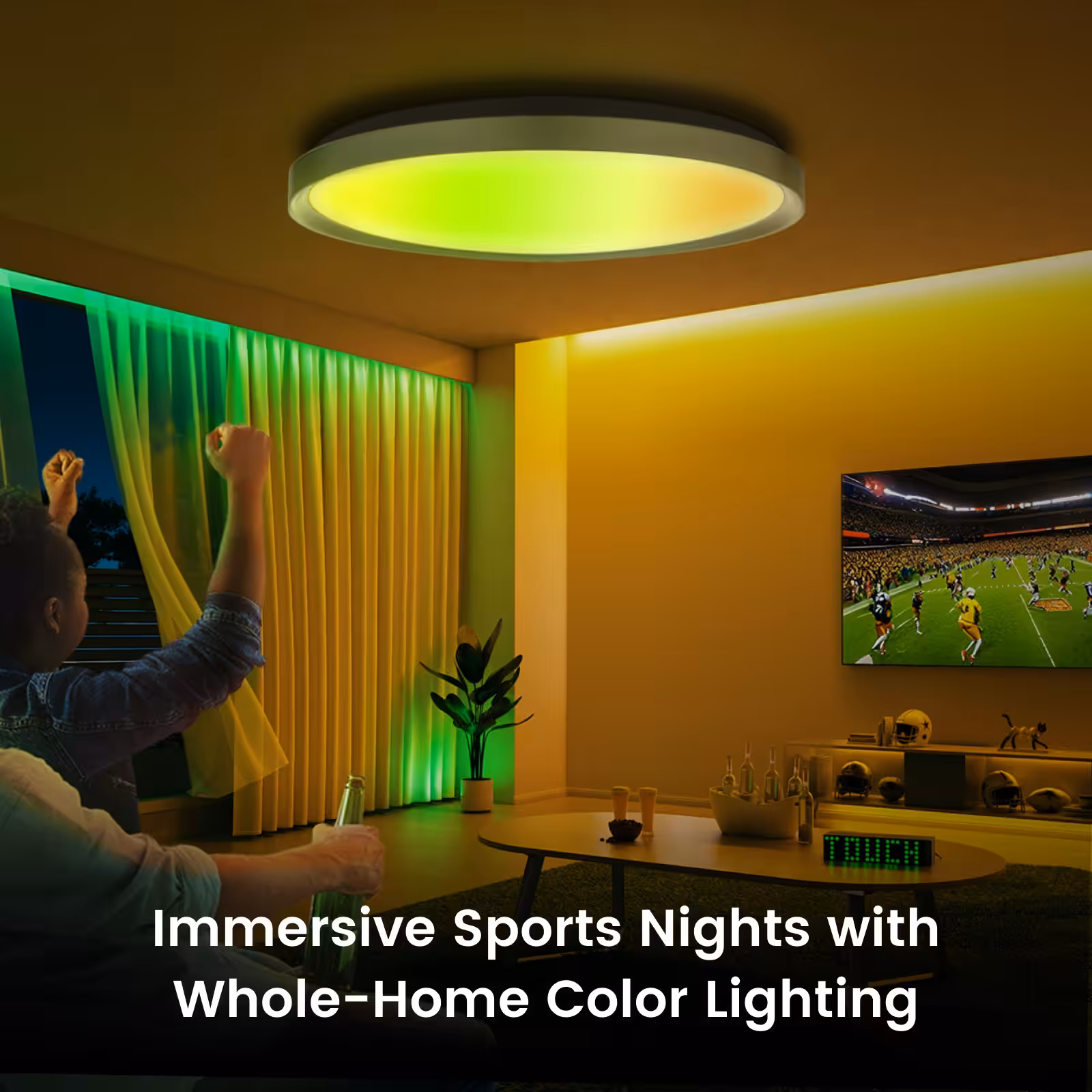 Yeelight Jupiter D RGBIC Smart Ceiling Light 2 Yeelight Jupiter D RGBIC smart ceiling light - view 2