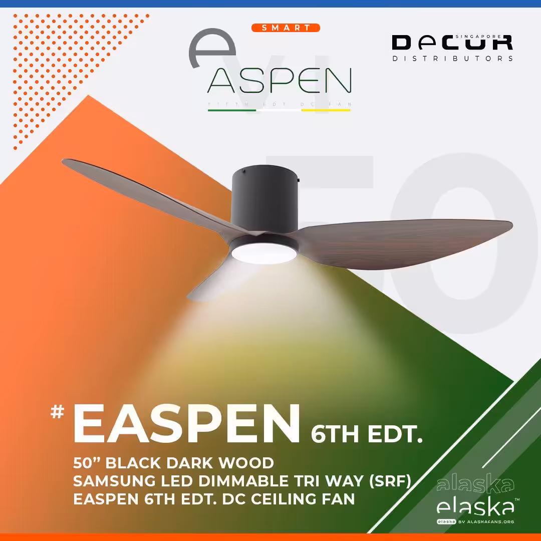 Alaska-Elaska EASPEN 6 DC Ceiling Fan 1 Alaska-Elaska EASPEN 6 DC Ceiling Fan