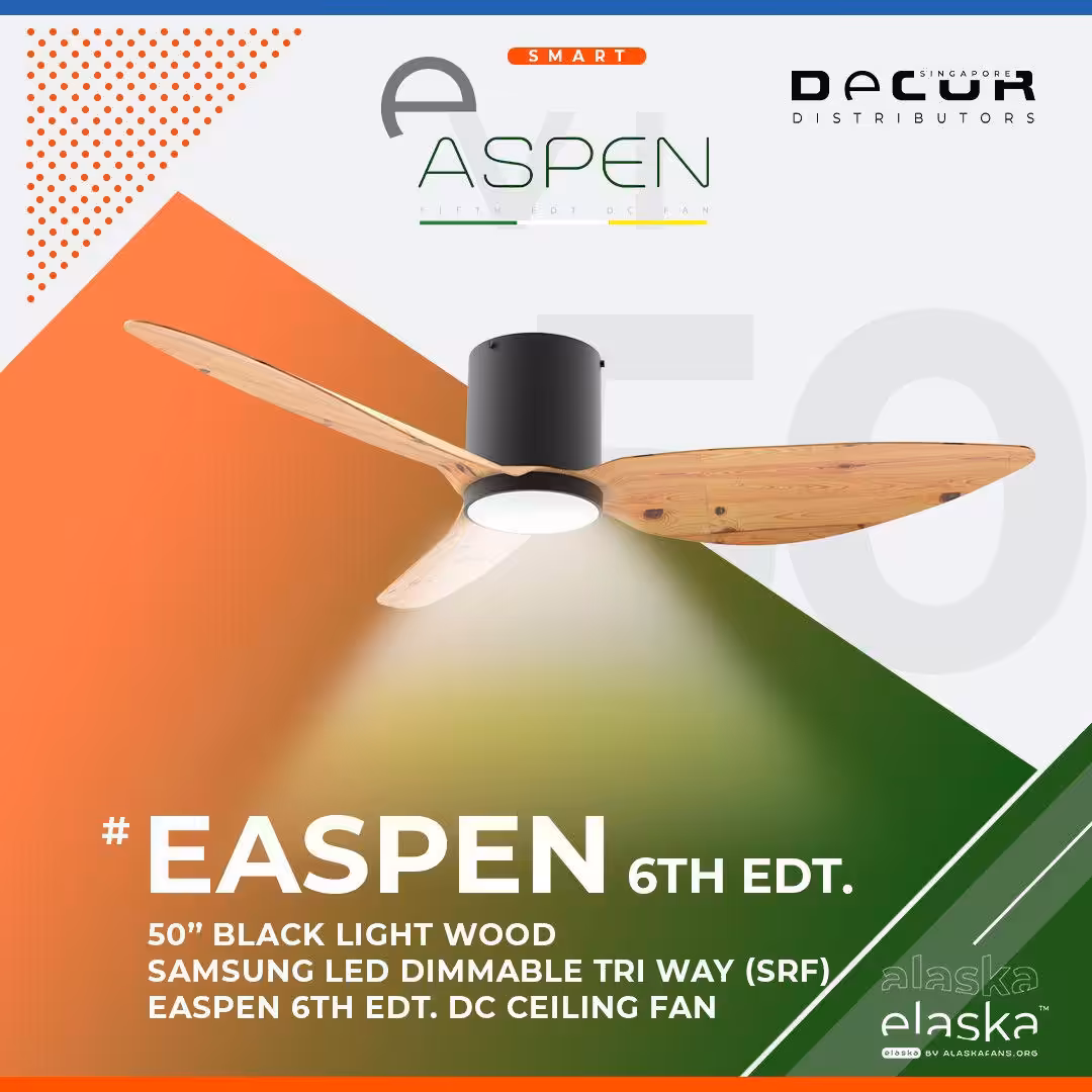 Alaska-Elaska EASPEN 6 DC Ceiling Fan 5 Alaska-Elaska EASPEN 6 DC Ceiling Fan - Image 5