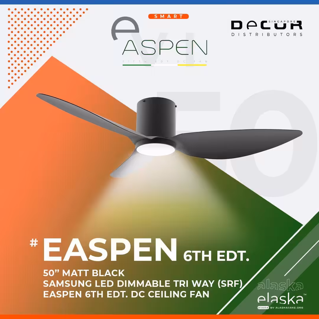 Alaska-Elaska EASPEN 6 DC Ceiling Fan 3 Alaska-Elaska EASPEN 6 DC Ceiling Fan - Image 3