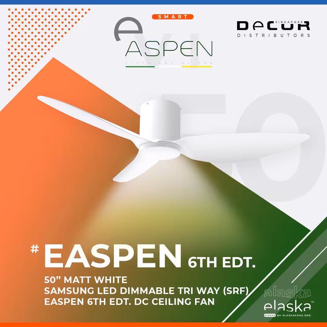 Alaska-Elaska EASPEN 6 DC Ceiling Fan 2 Alaska-Elaska EASPEN 6 DC Ceiling Fan - Image 2